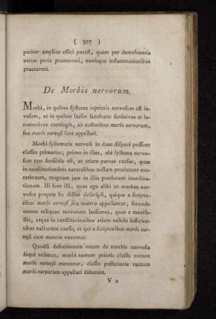 De Morbis nervorum.