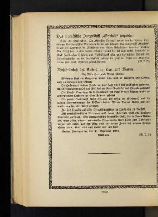 Das französische Panzerschiff "Gaulois" torpediert.