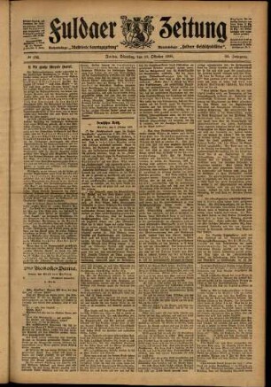 Ausgabe vom Dienstag, den 10. Oktober 1905.