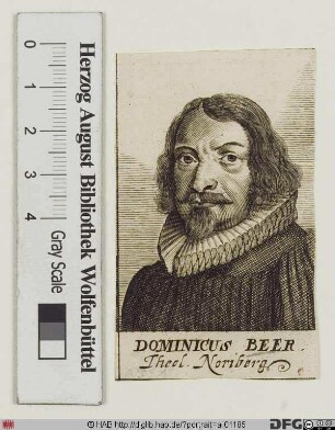 Bildnis Dominicus Beer (Bär, lat. Ursinus)