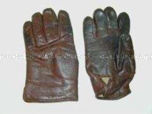Fingerhandschuhe, Paar - Dienstanzug eines Blockleiters der NSDAP in der Ortsgruppe
