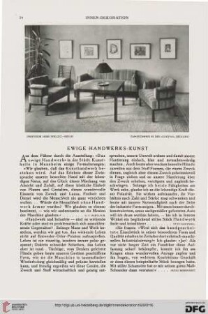 40: Ewige Handwerkskunst