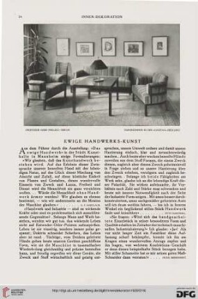 40: Ewige Handwerkskunst