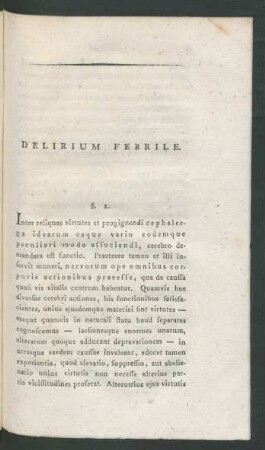 Delirium Febrile.