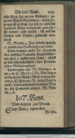107. Reys. Von Leipzig gen Praag