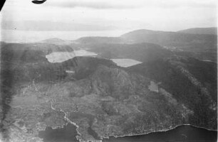 Fjord : Luftbildaufnahme eines Fjords