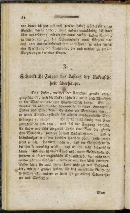 3. Schreckliche Folgen des Lasters derUnkeuschheit überhaupt.