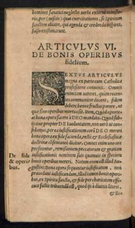 Articulus VI. De Bonis Operibus fidelium.