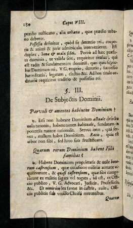 180-190, Parvuli & amentes habéntne Dominium? Etsi non ...