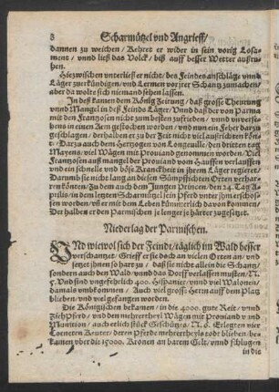 Niederlag der Parmischen.