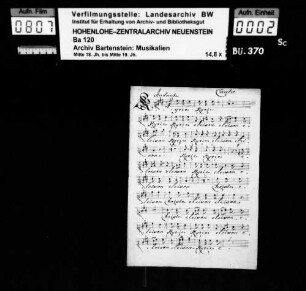 [Messe A-dur]; Ms.ca. 1820.