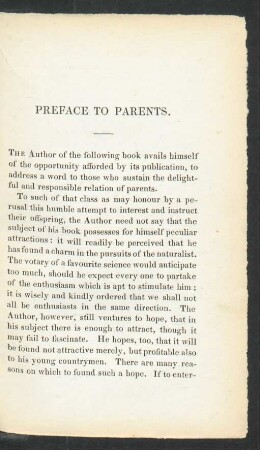 Preface to parents.