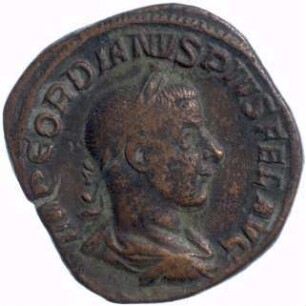 Münze, Sesterz, 240 - 241