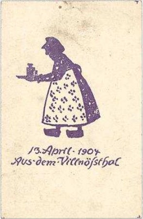 Pfann, Paul; Graphische Entwürfe - Abbildung einer Frauengestalt (Ansicht)