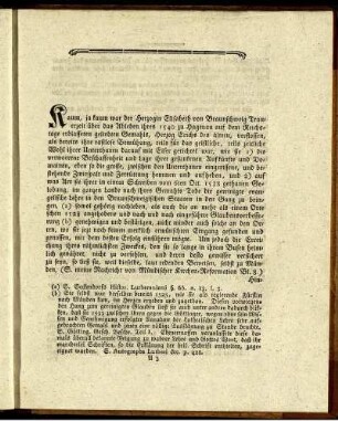 Kaum, ja kaum war der Herzogin Elisabeth von Braunschweig ....