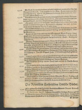 Der Römischen Catholischen Teutsche Bücher.