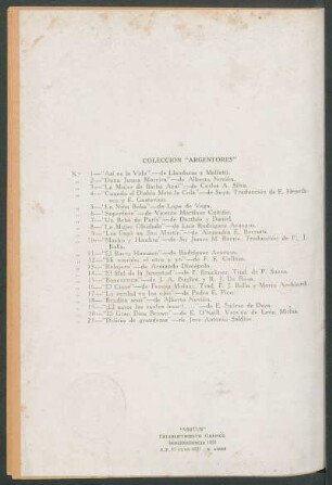 Colección "Argentores"
