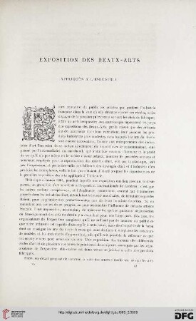 15: Exposition des beaux-arts, appliqués a l'industrie
