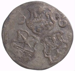 Münze, 1/2 Groschen, 1596
