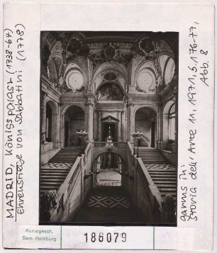 Madrid: Königspalast, Ehrenstiege von Sabbatini