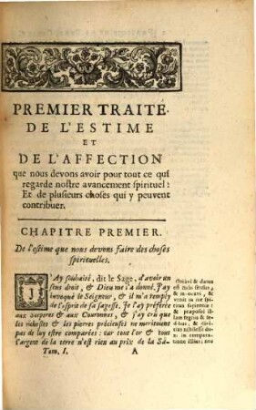 Pratique de la perfection chrestienne, Part. 1. Pratique de la perfection chrestienne