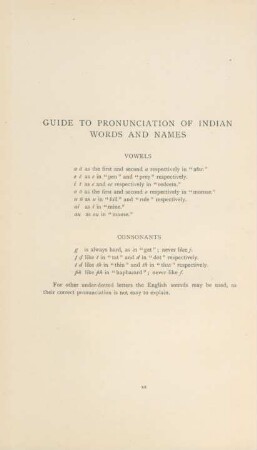 Guide to pronunciation of Indian words and names