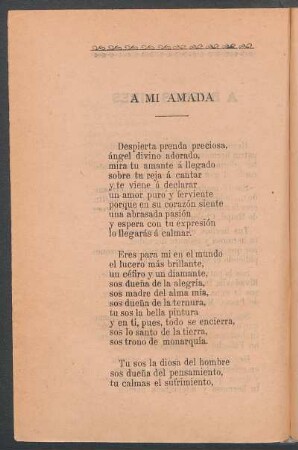 A mi amada
