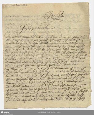 Nr.6. Brief vom 04.01.1820