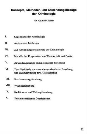 35-62, Konzepte, Methoden und Anwendungsbezüge der Kriminologie