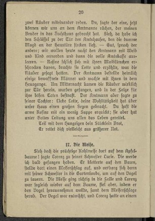 17. Die Meise.
