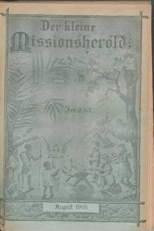 Nr. 8. Fünfter Jahrgang. August 1905.