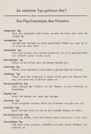 Sammlung humoristischer Zettel (ca.1970)