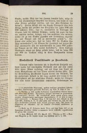 39, Verhältniß Deutschlands zu Frankreich
