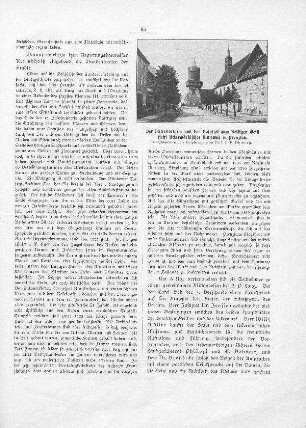 Abbildung: Der Mitteltorturm und das Hospital zum Heiligen Geist (jetzt Uckermärkisches Museum) in Prenzlau