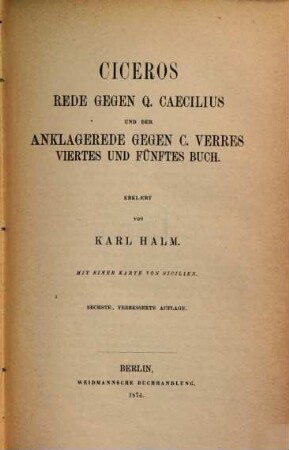Cicero's ausgewählte Reden, 2