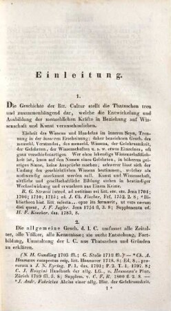 Handbuch der Geschichte der Litteratur. 1, Einleitung und Geschichte der alten Litteratur