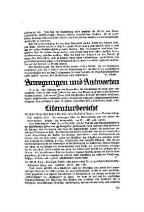 Anregungen und Antworten