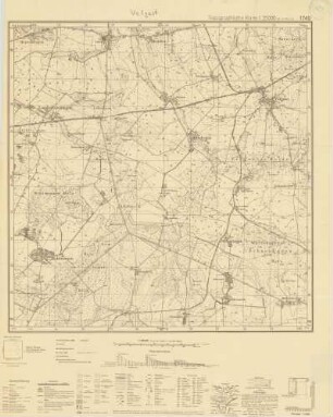 1742 Velgast, Topographische Karte 1:25000 (4-cm - Karte)