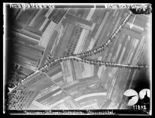 Sindelfingen-Maichingen, Kr. Böblingen, Straßengabelung Richtung Maichingen, Döffingen, Darmsheim