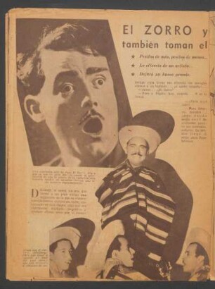 "El Zorro" y sus zorrerías también toman el camino de México