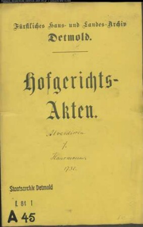 Alverdissen, Flecken gegen Bernd Hausmann in Alverdissen