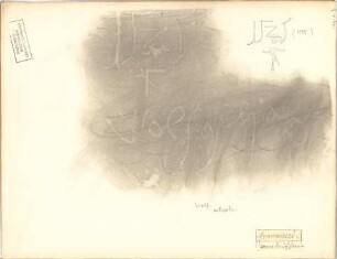 Weysser, C. Fritz; Bayern; Miesbach; Bauaufnahmen (Zeichenheft) - Schriftentwurf (Details)