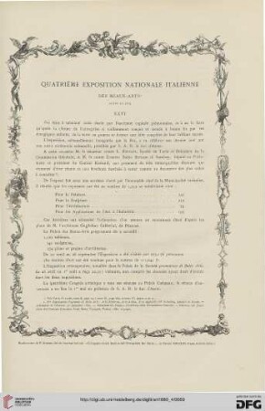 6: Quatrième Exposition Nationale Italienne des Beaux-Arts, [3]