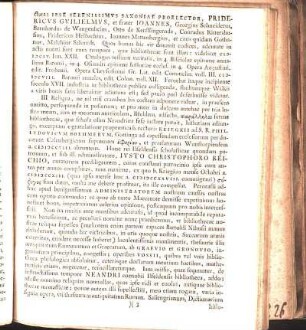 III [Ad bibliothecae coenobii et phrontisterii Ilfeldensis historiam pertinentia.]