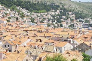 Dubrovnik - Stadtübersicht : Stadtübersicht, aufgenommen am 2. Juli 2010 in Dubrovnik