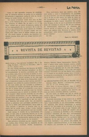Revista de revistas