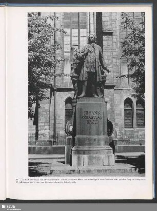 Das Bach-Denkmal am Thomaskirchhof