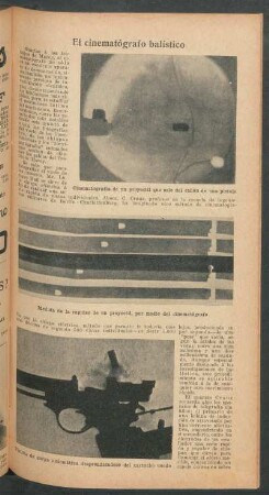 El cinematógrafo balístico