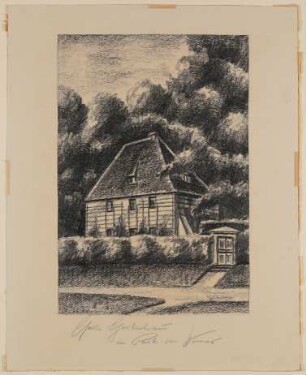 Goethes Gartenhaus in Weimar