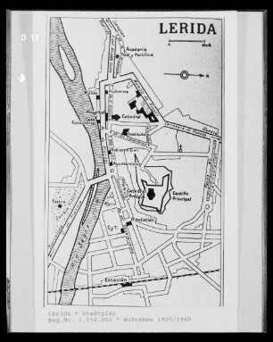 Lérida: Stadtplan